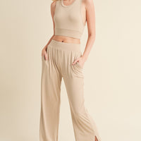 Lounge Tank Top & Wide Leg Set