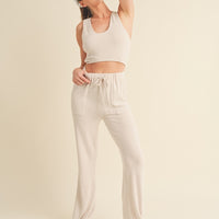 Soft Brushed Lounge Tank and Pants Set