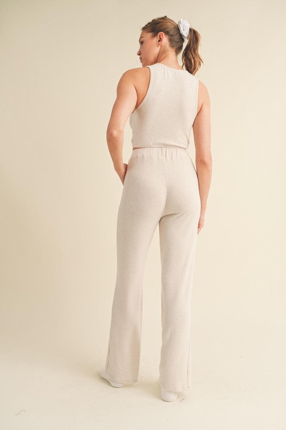 Soft Brushed Lounge Tank and Pants Set