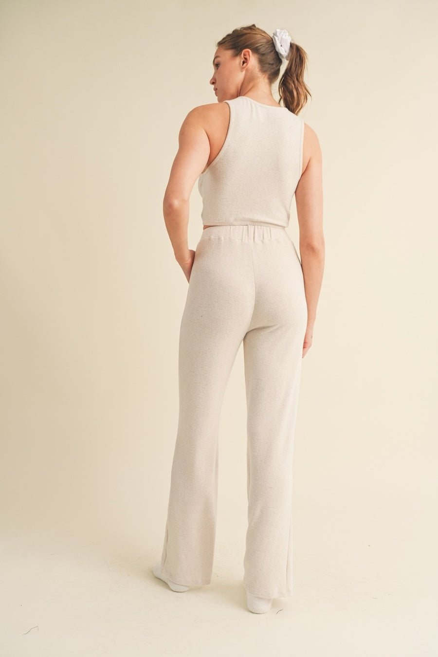 Soft Brushed Lounge Tank and Pants Set