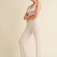 Soft Brushed Lounge Tank and Pants Set