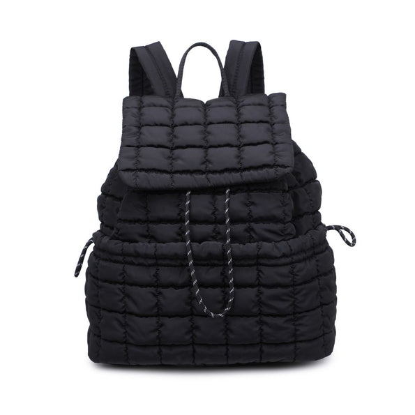 Quilted Puffer Nylon Backpack