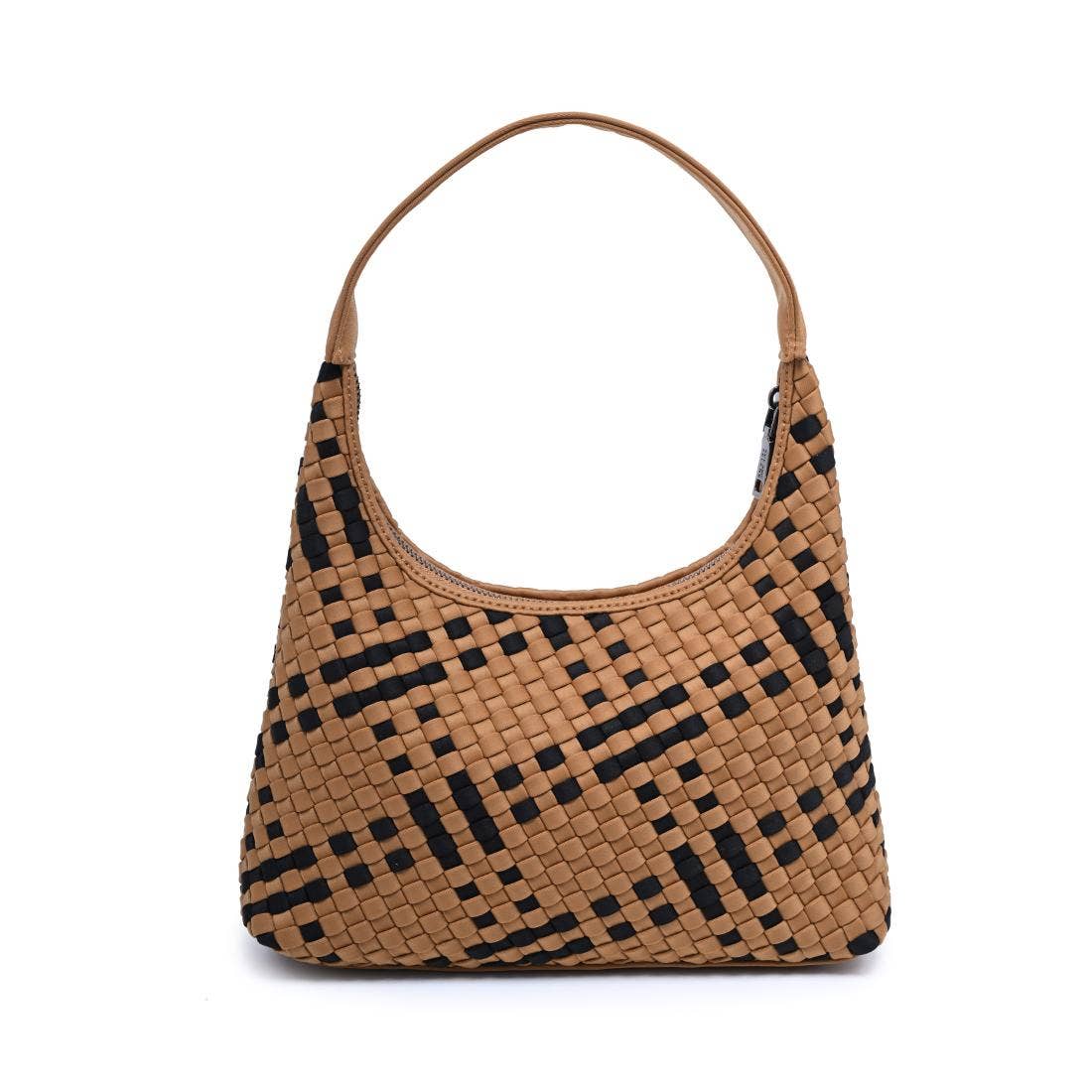Modern Woven Neoprene Hobo Shoulder Bag