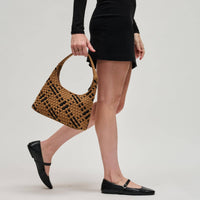 Modern Woven Neoprene Hobo Shoulder Bag