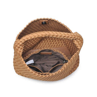 Woven Neoprene Hobo Shoulder Bag with Removable Pouch