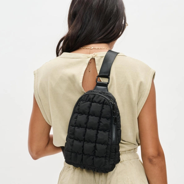 Quilted Sling Backpack