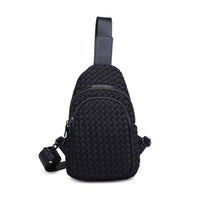 Woven Neoprene Sling Backpack with Adjustable Strap