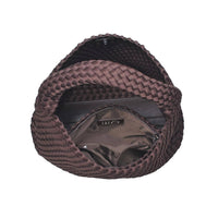 Woven Neoprene Hobo Shoulder Bag with Removable Pouch