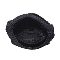 Woven Neoprene Hobo Shoulder Bag with Removable Pouch