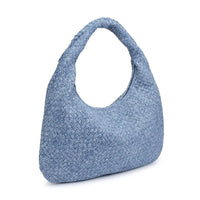 Luxe Woven Oversized Hobo Bag