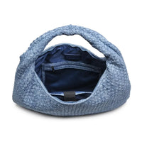 Luxe Woven Oversized Hobo Bag