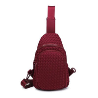 Woven Neoprene Sling Backpack with Adjustable Strap