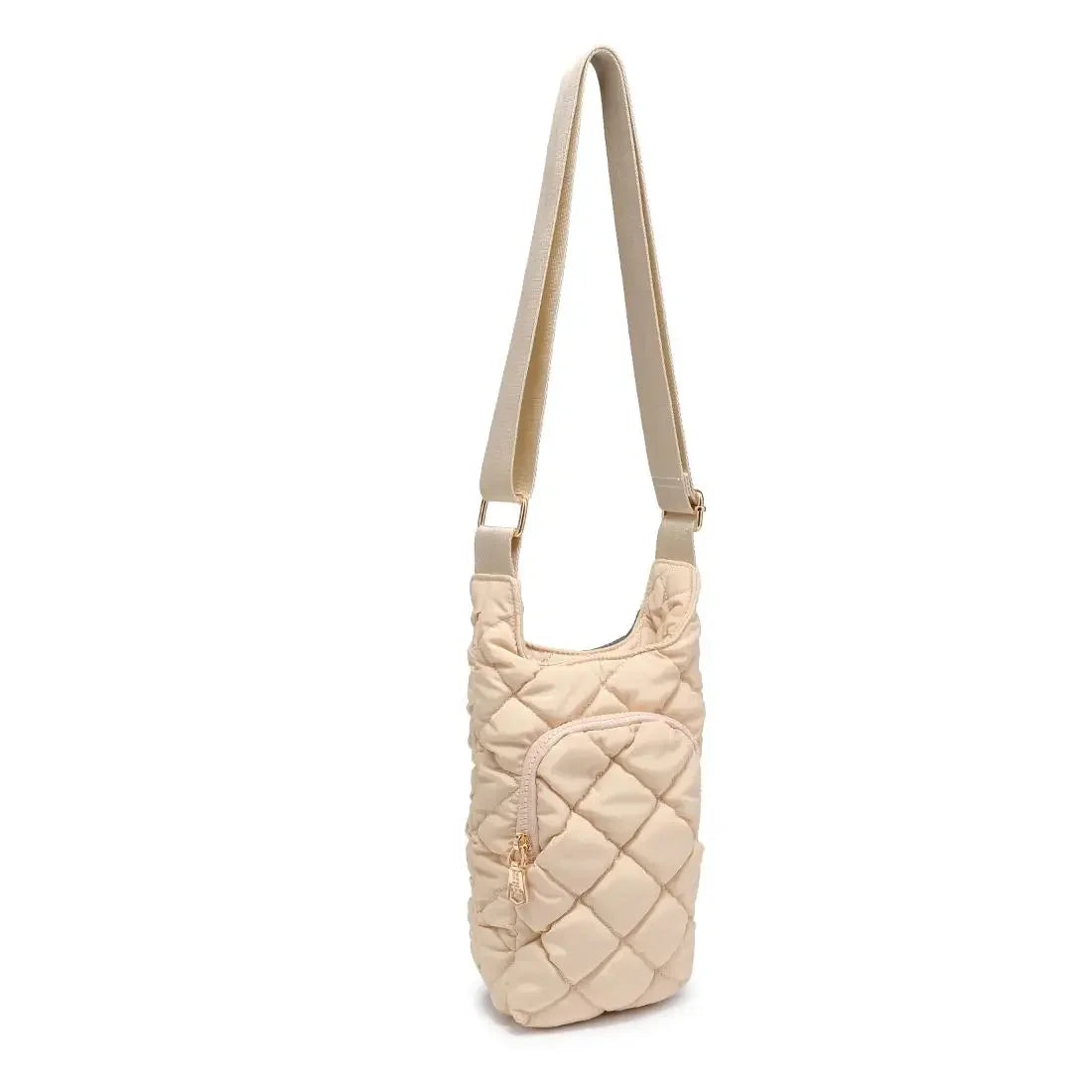 Quilted Puffer Water Bottle Crossbody