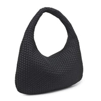 Luxe Woven Oversized Hobo Bag