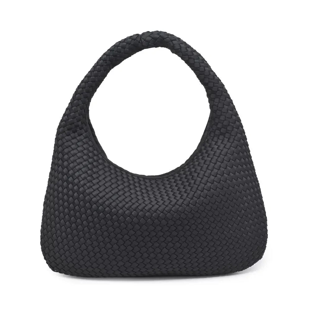 Luxe Woven Oversized Hobo Bag