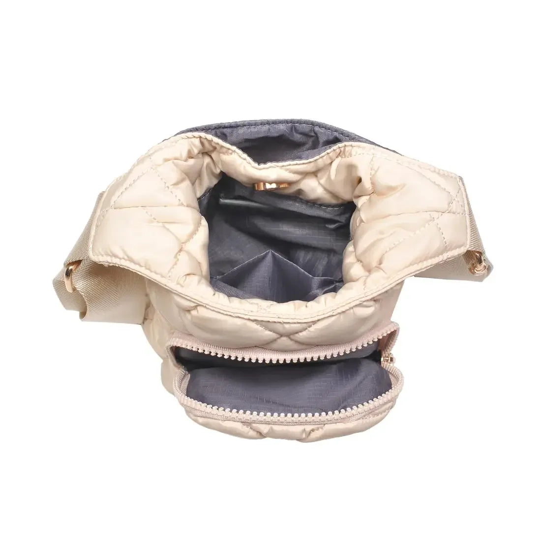 Quilted Puffer Water Bottle Crossbody