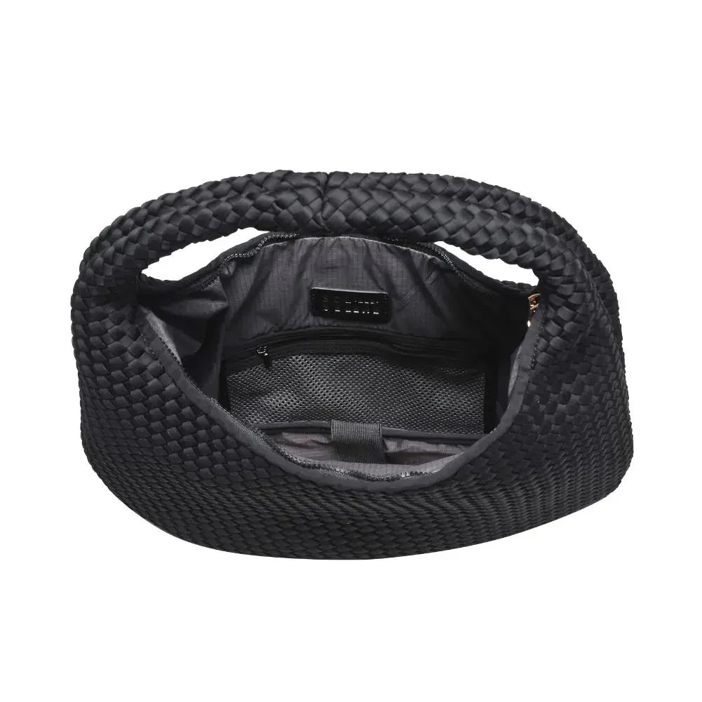 Luxe Woven Oversized Hobo Bag