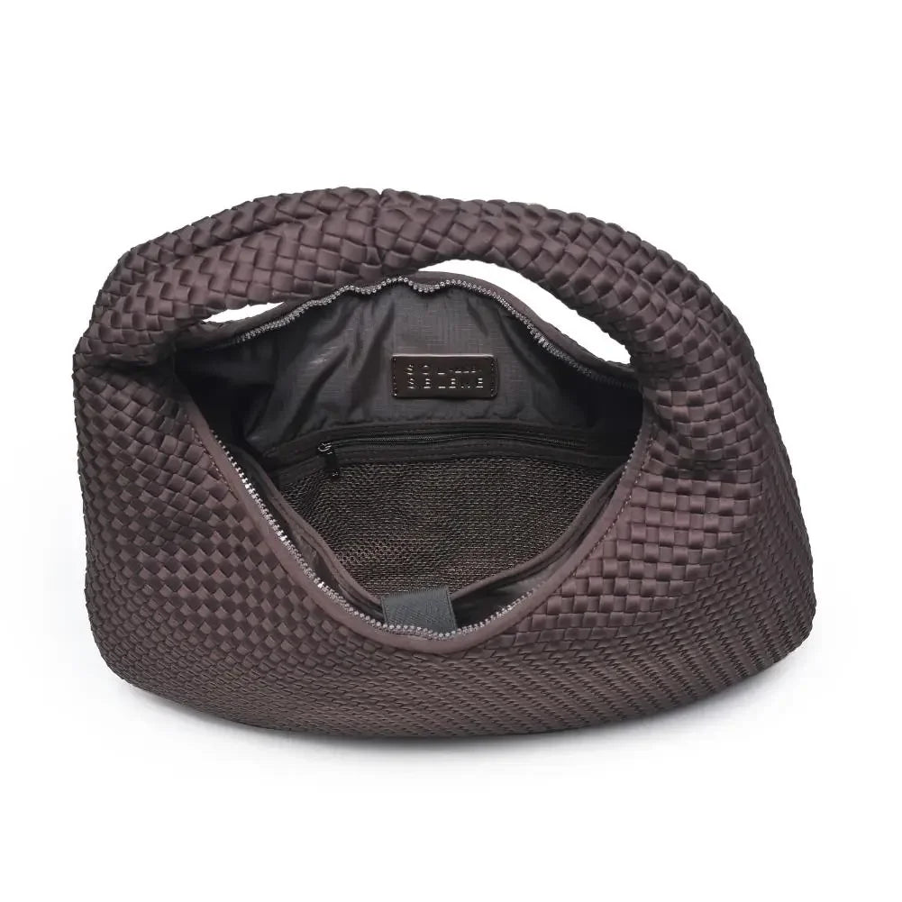 Luxe Woven Oversized Hobo Bag