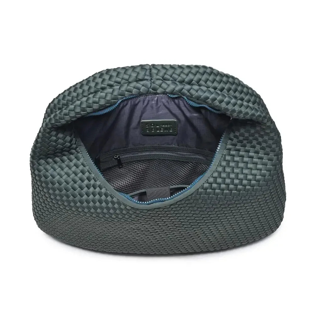 Luxe Woven Oversized Hobo Bag