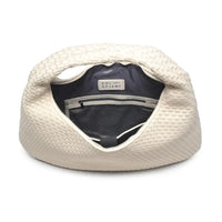 Luxe Woven Oversized Hobo Bag