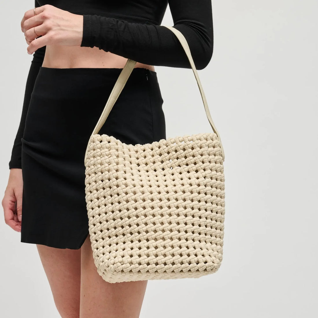 Boho Woven Shoulder Bag for Women