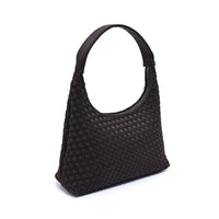 Modern Woven Neoprene Hobo Shoulder Bag