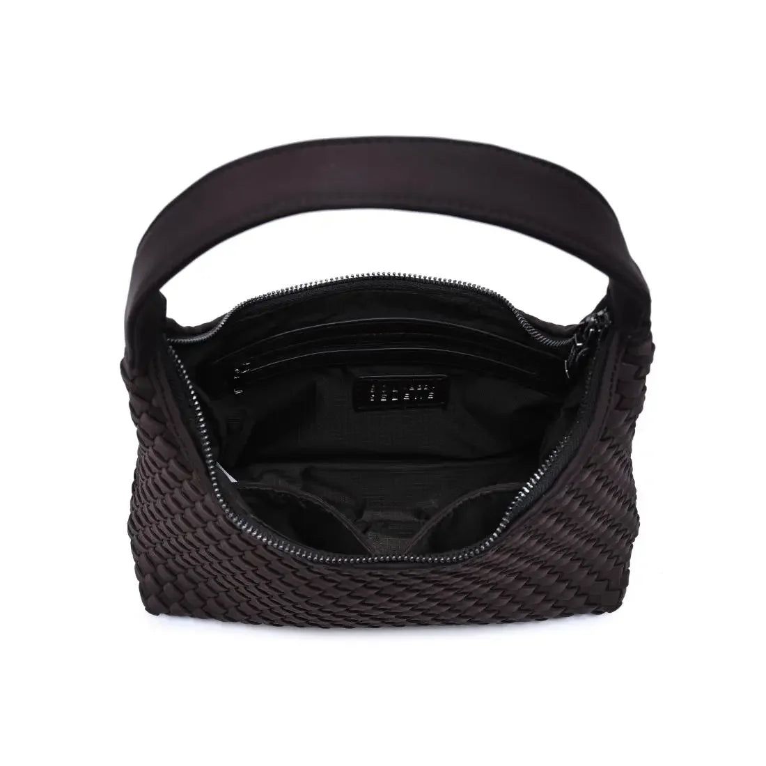 Modern Woven Neoprene Hobo Shoulder Bag