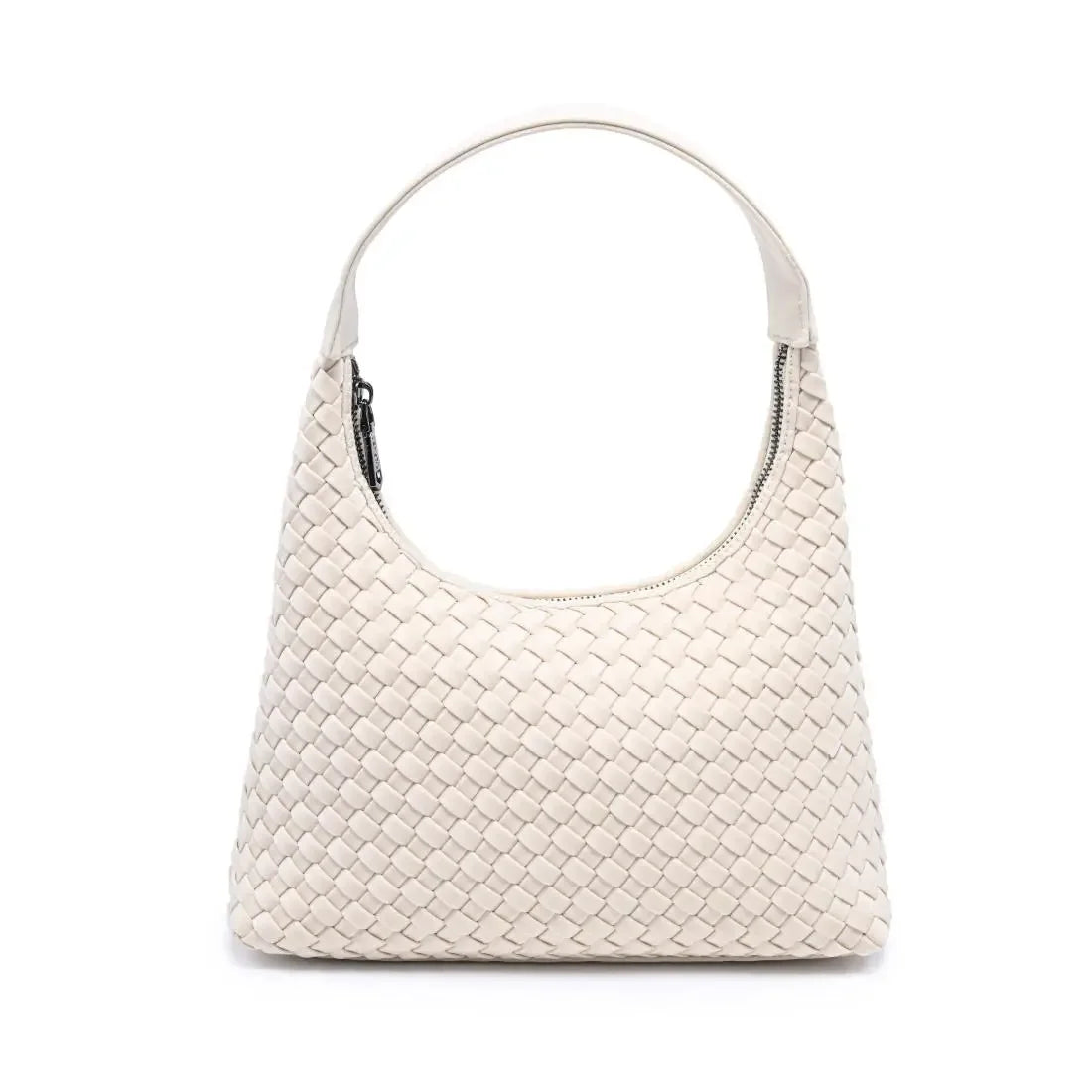 Modern Woven Neoprene Hobo Shoulder Bag