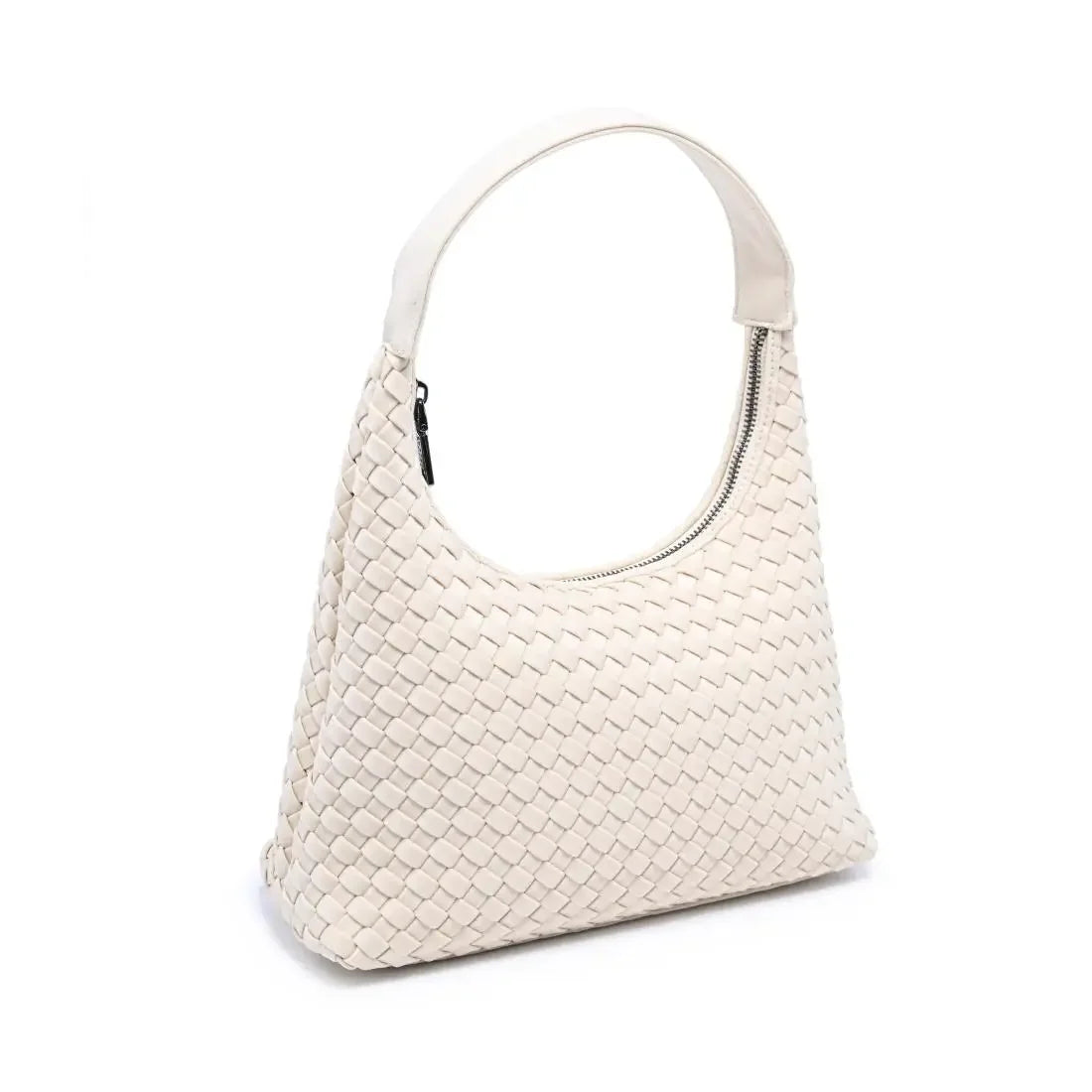 Modern Woven Neoprene Hobo Shoulder Bag