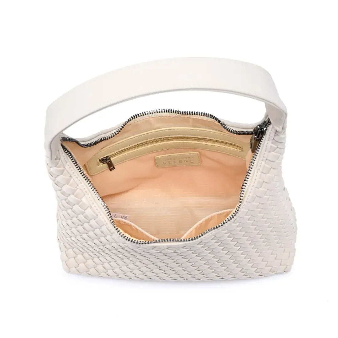 Modern Woven Neoprene Hobo Shoulder Bag