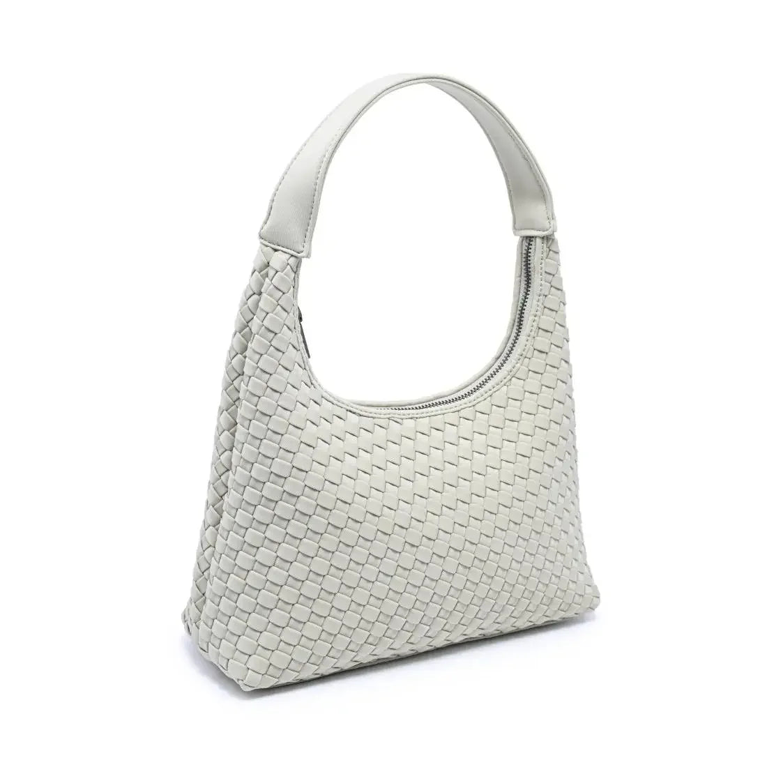 Modern Woven Neoprene Hobo Shoulder Bag