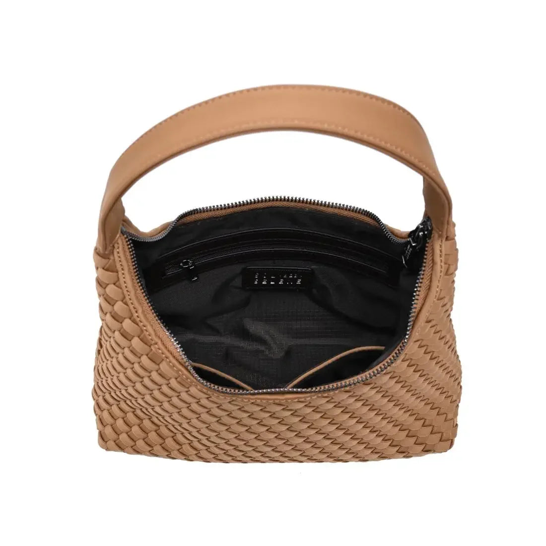 Modern Woven Neoprene Hobo Shoulder Bag