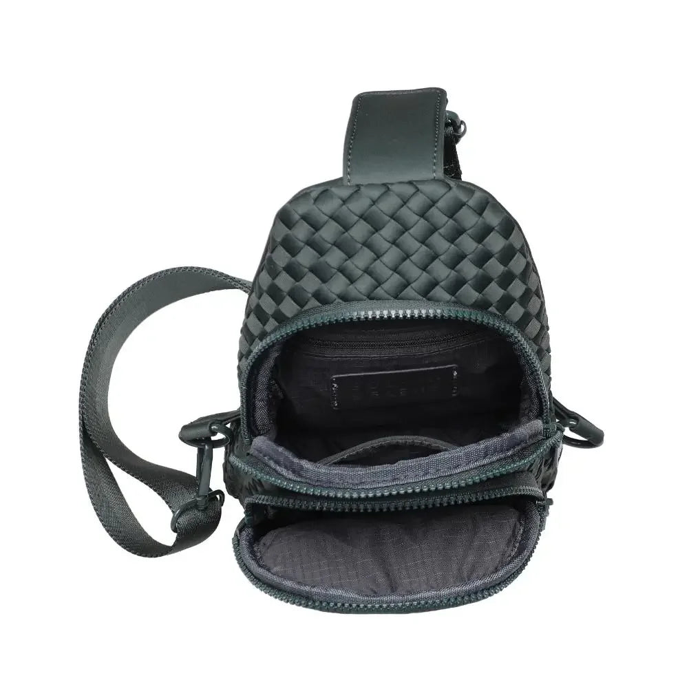 Woven Neoprene Sling Backpack with Adjustable Strap