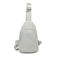 Woven Neoprene Sling Backpack with Adjustable Strap