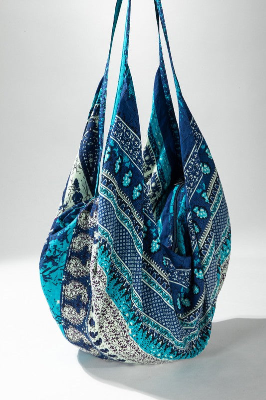 Bohemian Shoulder Bag-Blue