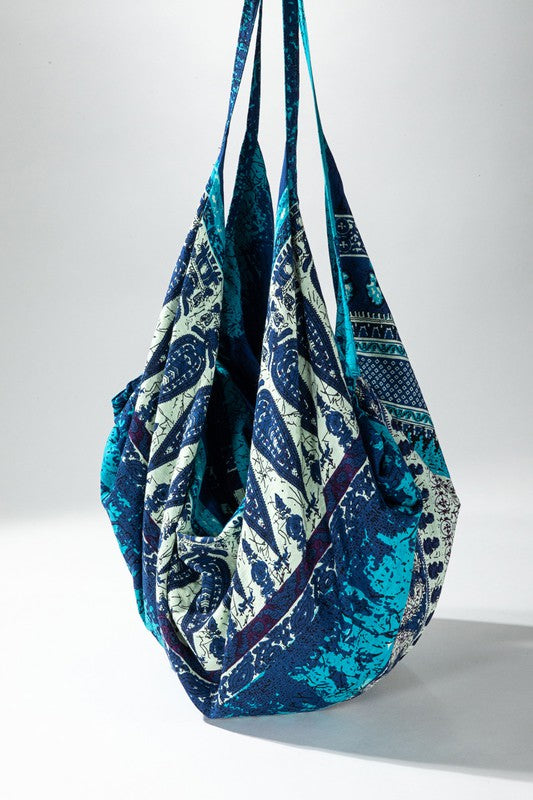 Bohemian Shoulder Bag-Blue